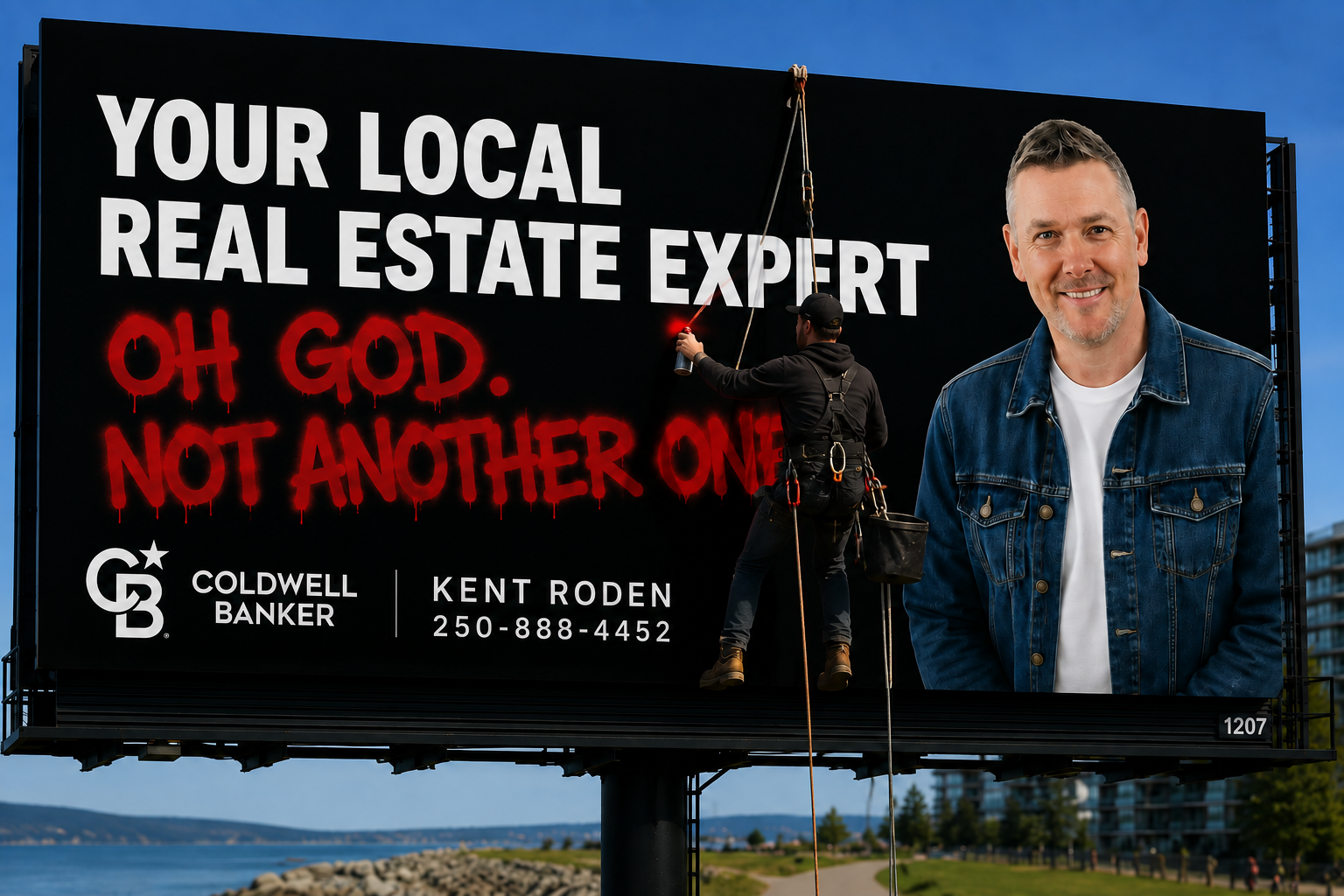 Kent Roden anti-Realtor billboard